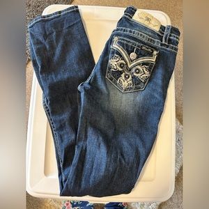 Miss Me straight jeans size 27x33